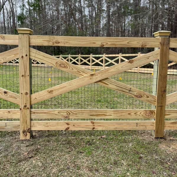wood fence